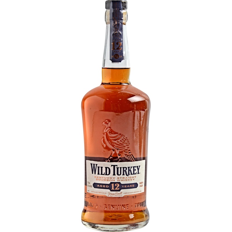 Wild Turkey 12 Year Old Kentucky Straight Bourbon Whiskey