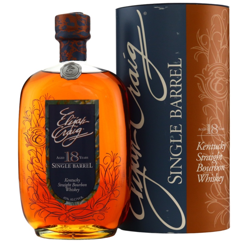 1989 Elijah Craig 18 Year Old Single Barrel Special Batch 3725 Kentucky Straight Bourbon Whiskey 750ml