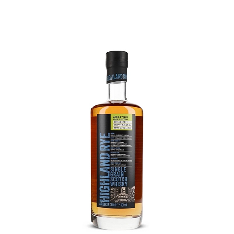 Arbikie Highland Rye Single Grain Scotch Whisky