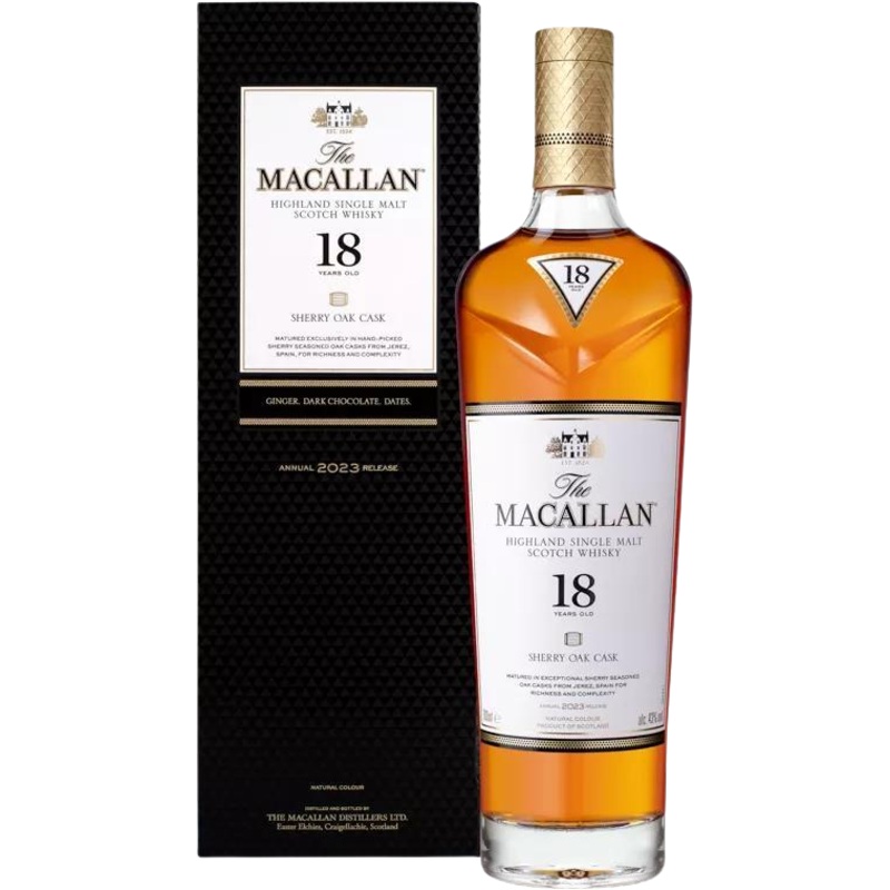 The Macallan 18 Year Old Sherry Oak 2023 Release