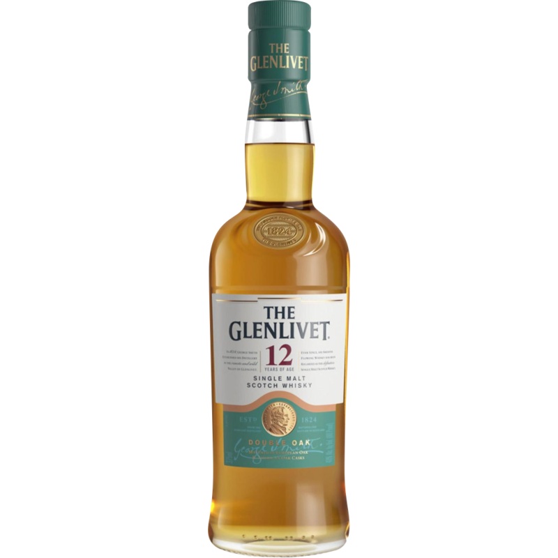 The Glenlivet Double Oak 12 Year Old Single Malt Scotch Whisky (1L)