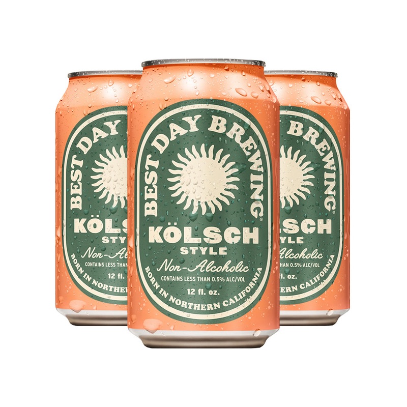 Best Day Brewing Non-Alcoholic Kolsch 6pk/12oz Cans