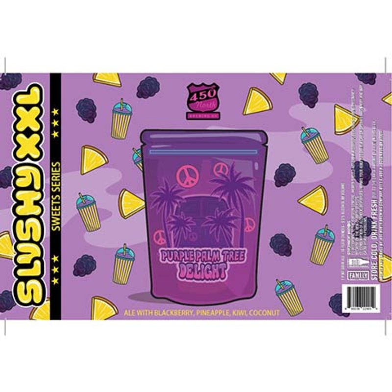 450 North Slushy XXL Purple Palm Tree Delight Sour Ale