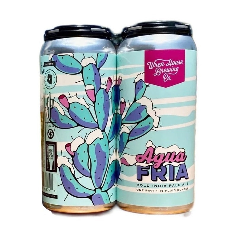 Wren House Brewing Co. Agua Fria Cold IPA Beer 4-Pack