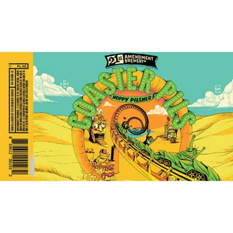 21st Amendment  Coaster Pils Hoppy Pilsner