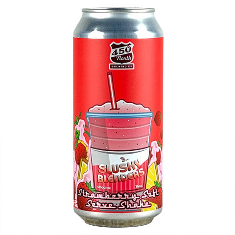 450 North Slushy XL Slushy Blenders Strawberry Soft Serve Shake Sour