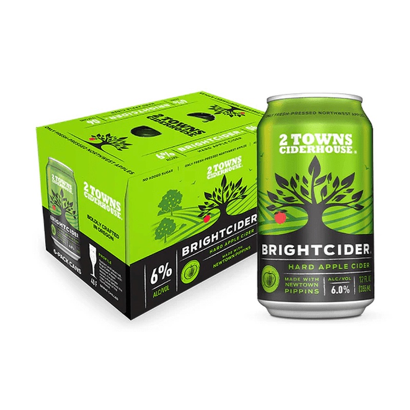 2 Town Ciderhouse ‘Brightcider’ 6-Pack
