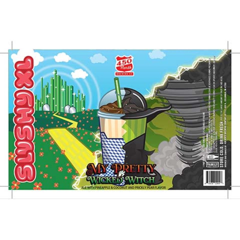 450 North Slushy XL My Pretty Vs Wicked Witch Sour