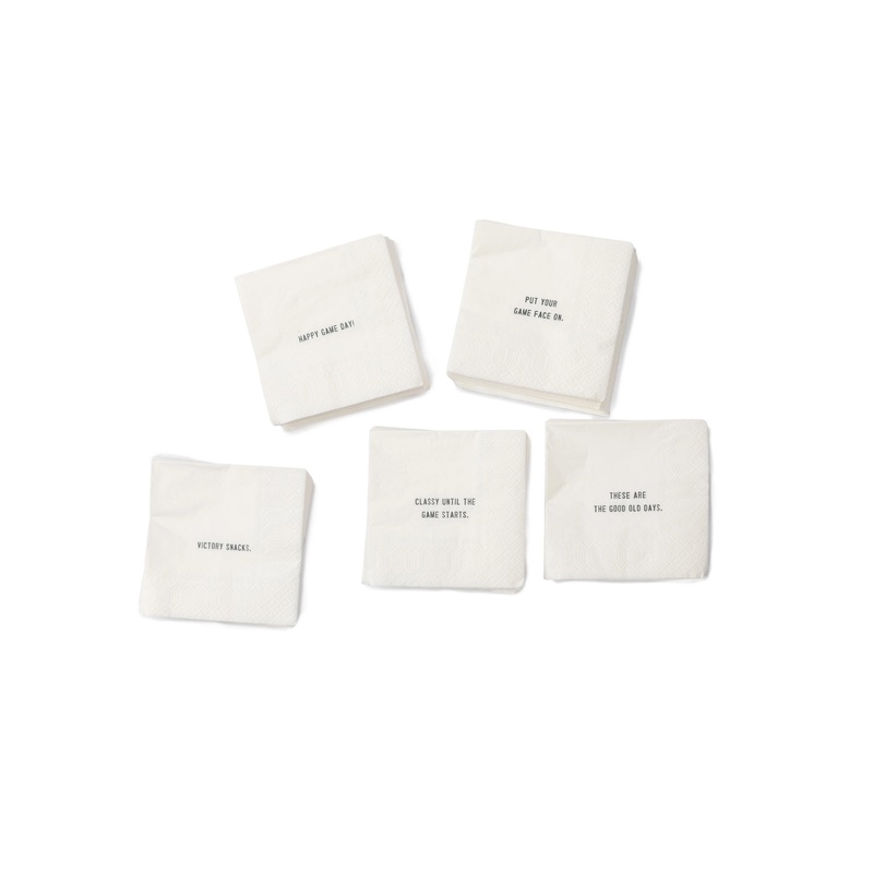 Assorted Game Day Cocktail Napkins