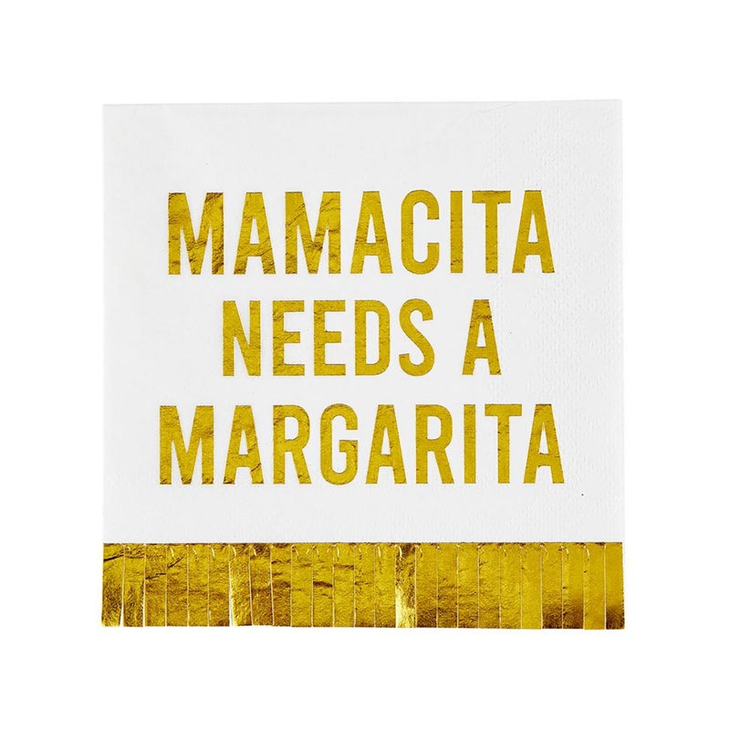 “Mamacita Needs A Margarita” Cocktail Napkins
