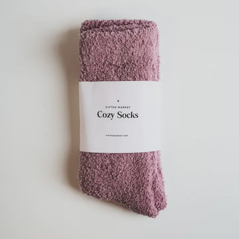 Cozy Cloud Socks – Orchid Purple