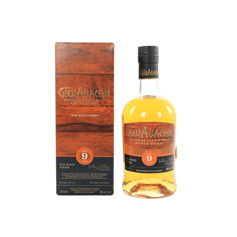 GlenAllachie – 9 Year Old (Rye Wood Finish)