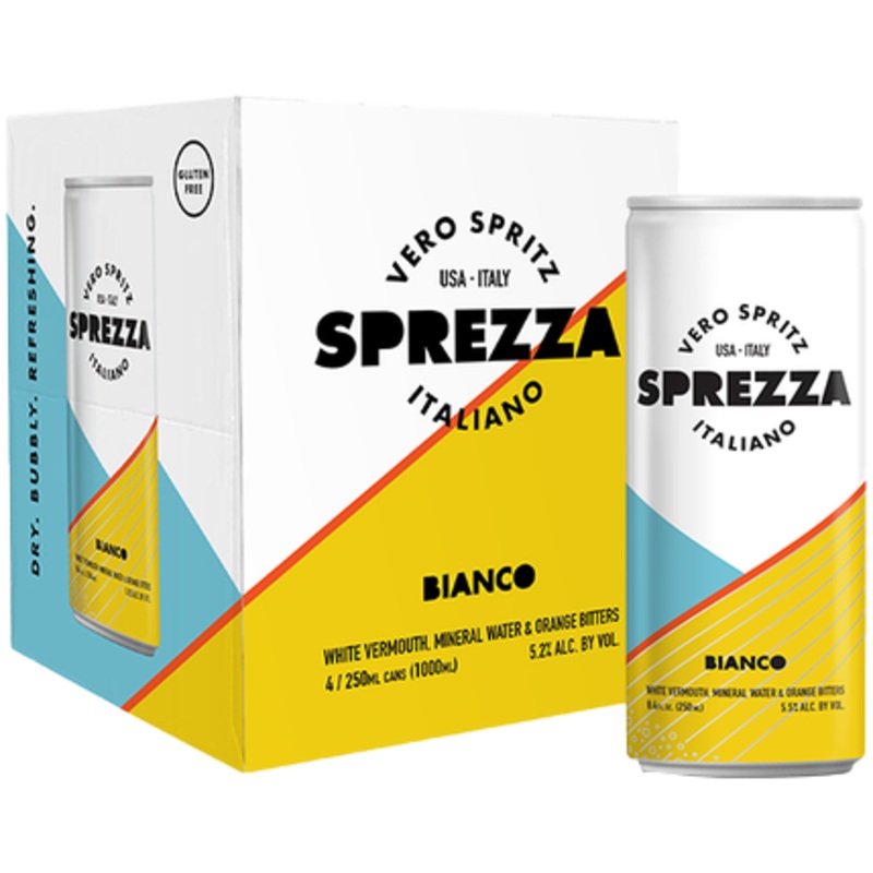 Sprezza Bianco Italiano Spritz, 4-pack, (250mL)