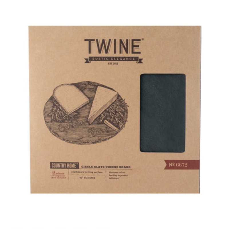 Circle Slate Cheese Board