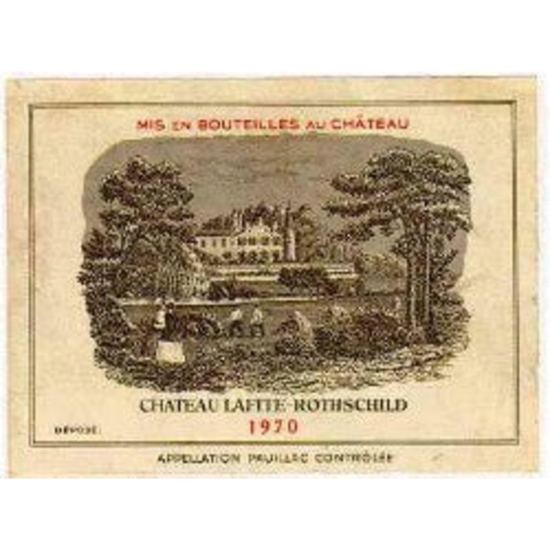 1970 Lafite Rothschild Bordeaux, Bordeaux, France (750ml)