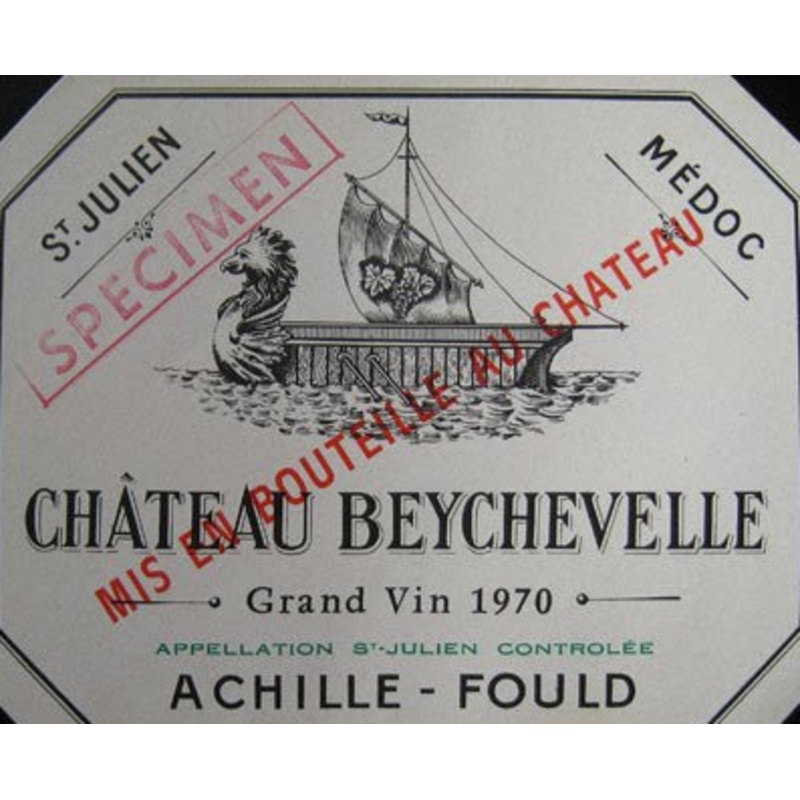 1970 Chateau Beychevelle, Saint-Julien, France (750ml)