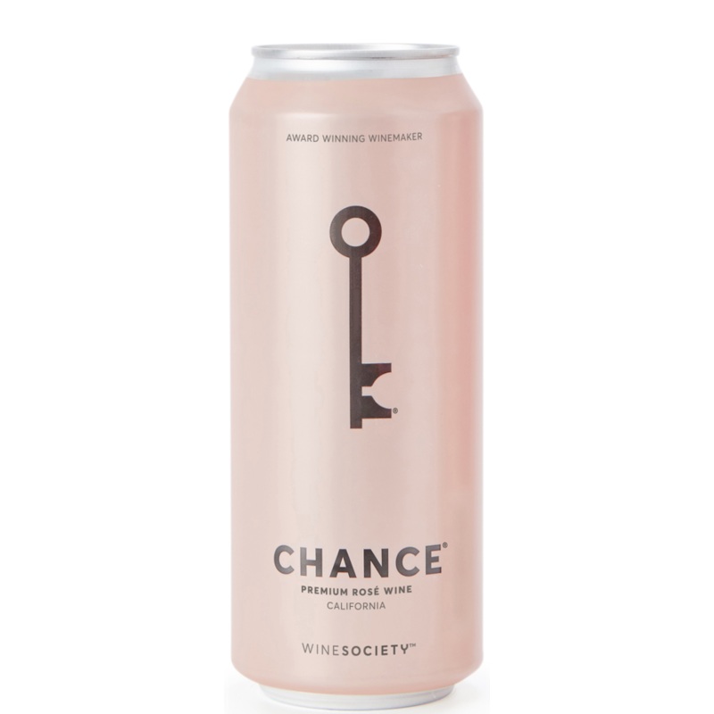 Wine Society Chance Premium Rose, California, USA (12pk Cans 500ml)