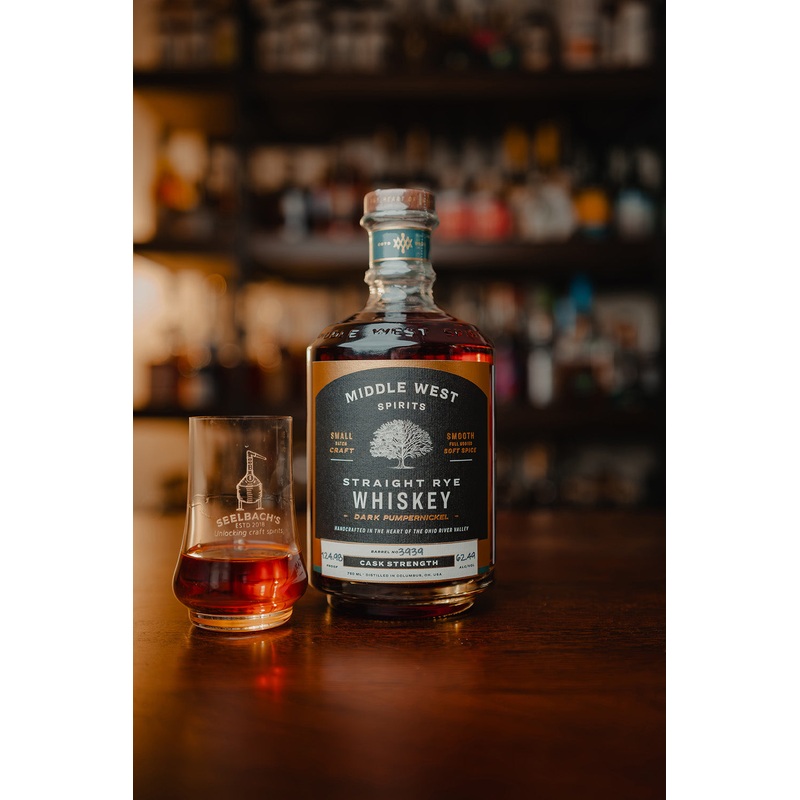 Middle West Spirits Dark Pumpernickel Rye Barrel#3939 124.98 proof – Selected by Seelbach’s