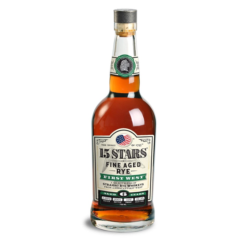 15 STARS First West Straight Rye Whiskey