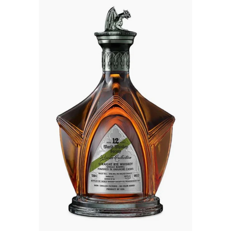 World Whiskey Society 12 Year Old Awamori Cask Rye Whiskey