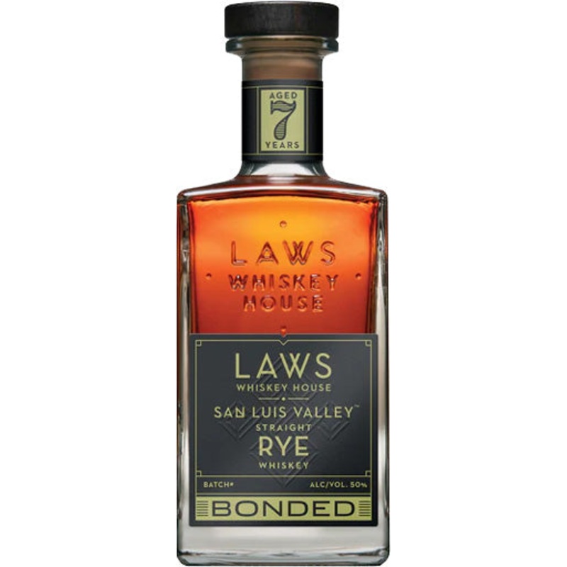 A.D. Laws San Luis Valley Bonded Straight Rye Whiskey 7 Year Old 750ml