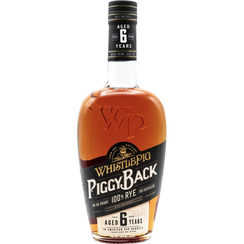 Whistlepig Piggy Back Rye 6 Year Old 750ml