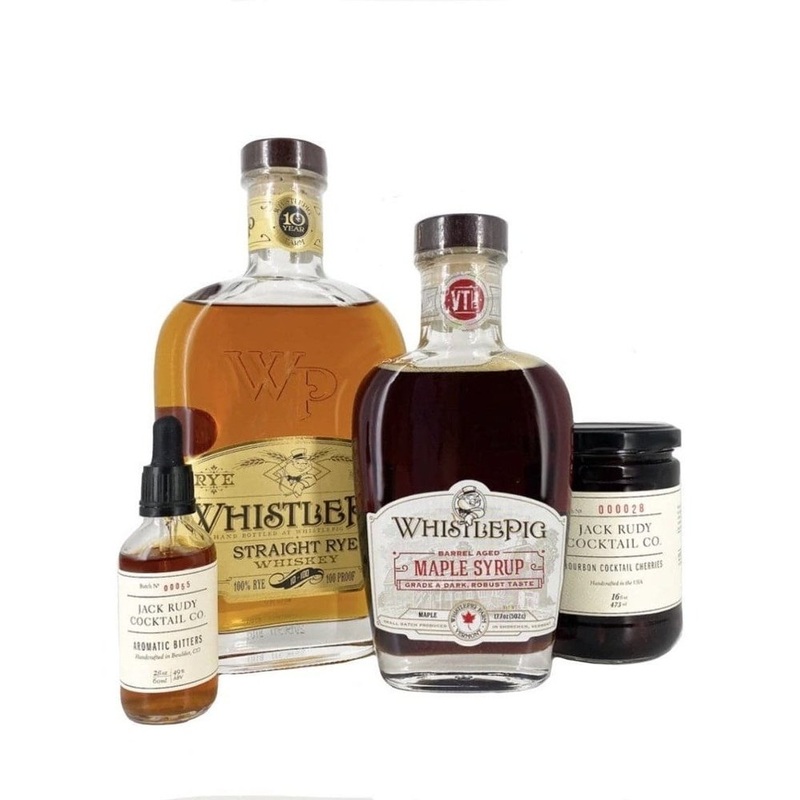 WhistlePig Old Fashioned Set (with 70cl WhistlePig 10) 50% 160cl