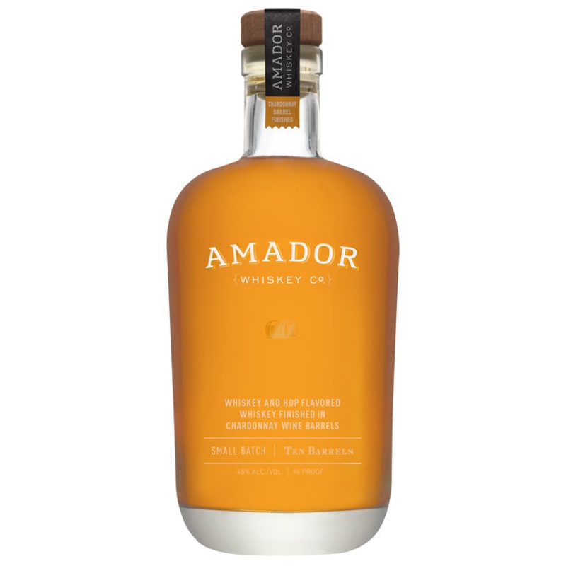 Amador Whiskey Co. Straight Hop Flavored Whiskey Ten Barrels California Small Batch 96 750Ml