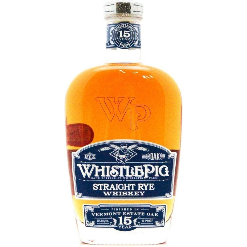 WhistlePig 15 Year Old Straight Rye Whiskey – 70cl 46%