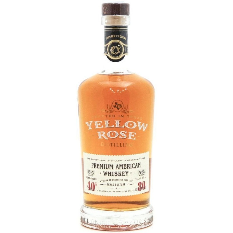 Yellow Rose Premium Blended American Whiskey White Label