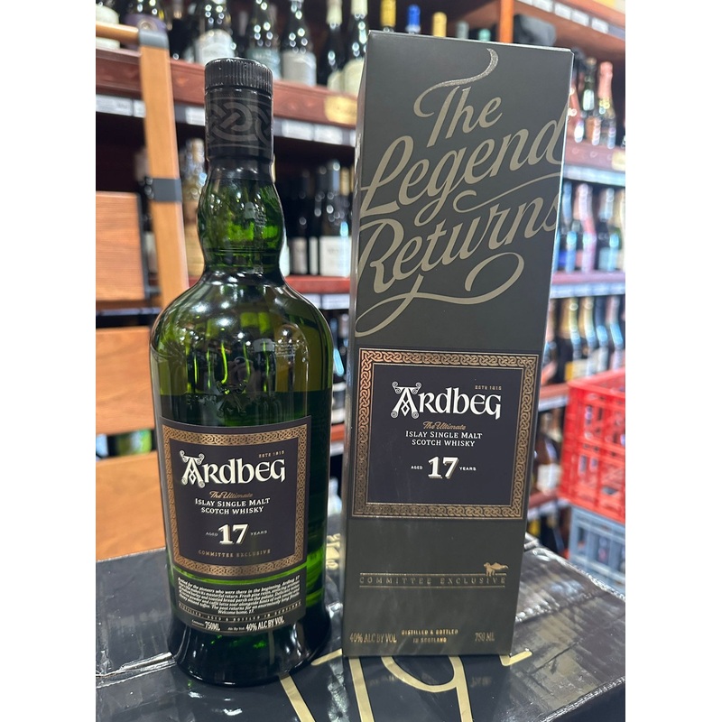 Ardbeg 17 Year Old Single Malt Scotch Whiskey 750ml