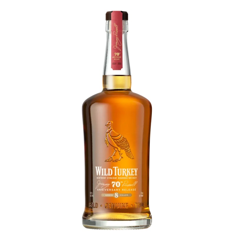 Wild Turkey Jimmy Russell’s 70th Anniversary 8 Year Whiskey 750ml