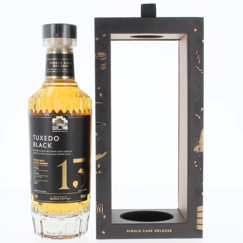 Ardmore 13 Year Old Tuxedo Black Wemyss Single Malt Scotch Whisky – 70cl 59%