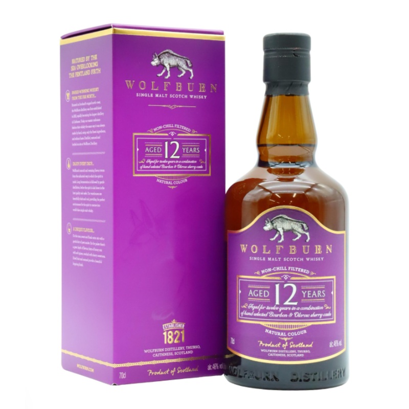 Wolfburn 12 Year Old Single Malt Scotch Whisky | 700ML