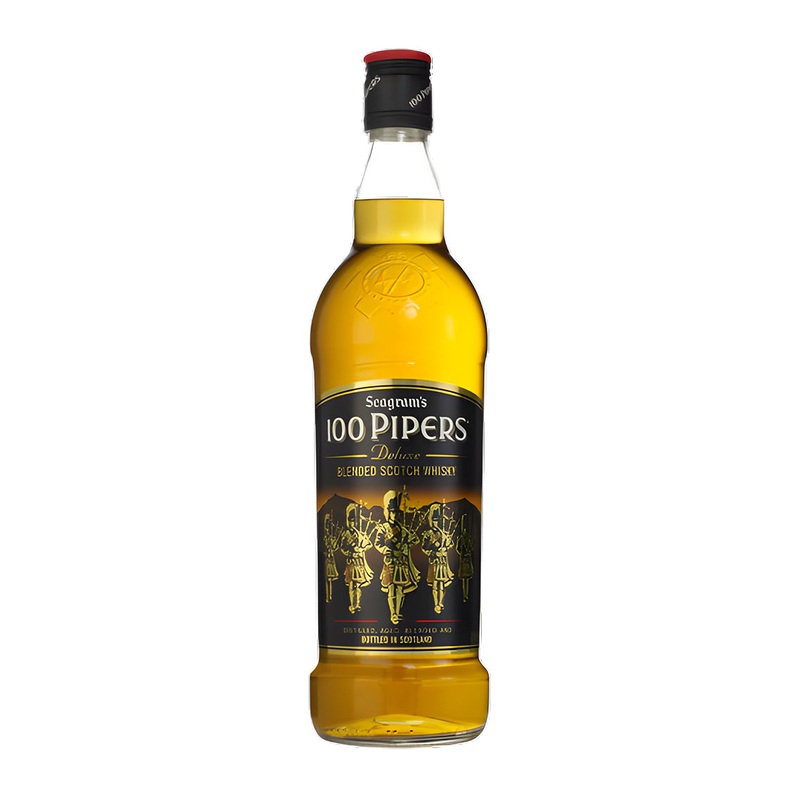 100 Pipers Blended Scotch Whisky 1L