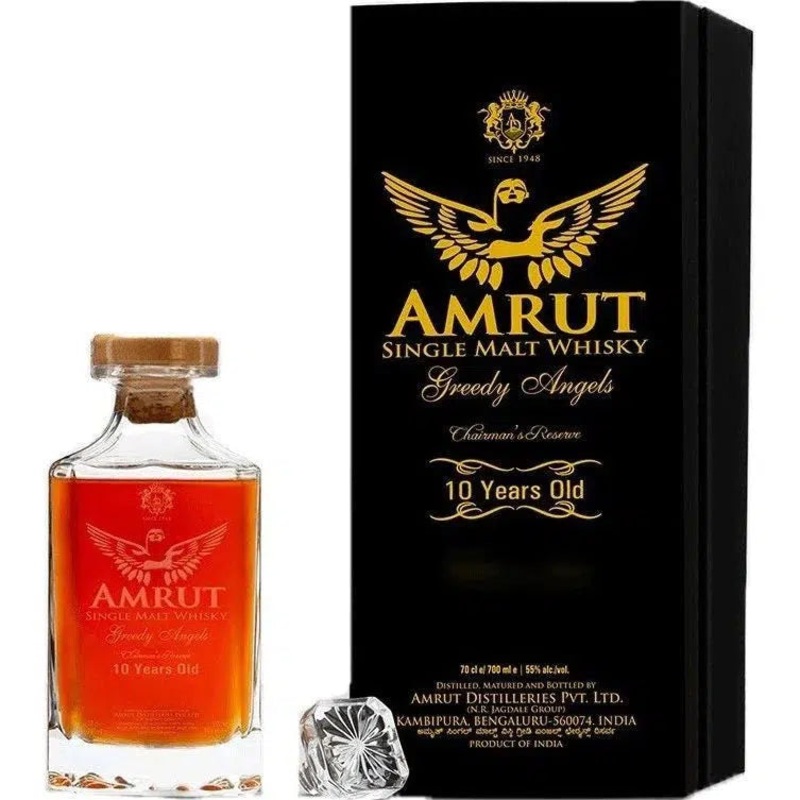 Amrut Greedy Angels Chairman’s Reserve 2019 10 Years Single Malt Indian Whisky 700ml