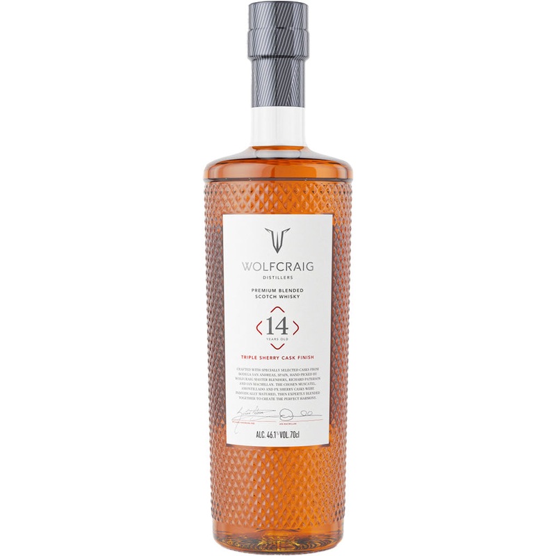Wolfcraig Distillers Triple Sherry Cask Finish Scotch Whisky 14 Year Old 700ml