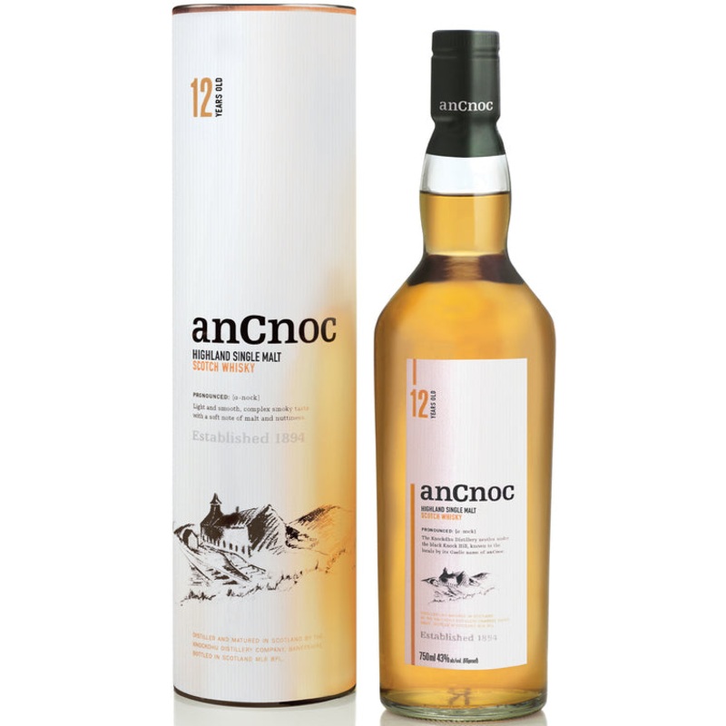 ANCNOC SINGLE MALT SCOTCH 12 YR 86 750ML