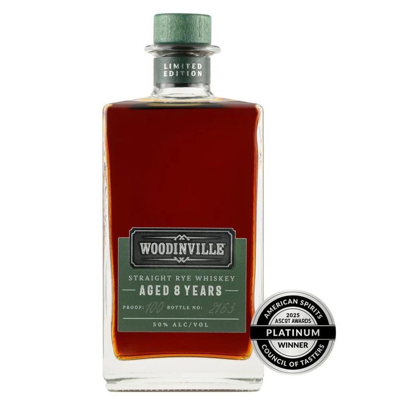 Woodinville 8 Year Old Limited Edition Straight Rye Whiskey
