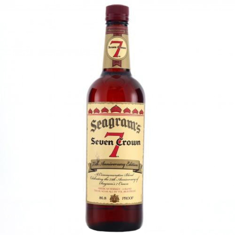 2009 Seagram’s 7 Crown 75th Anniversary Edition Whiskey 750ml