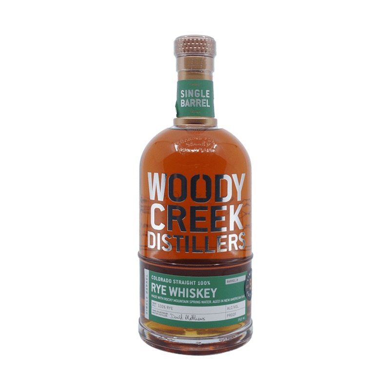 Woody Creek Distillers Single Barrel Colorado Straight Rye Whiskey
