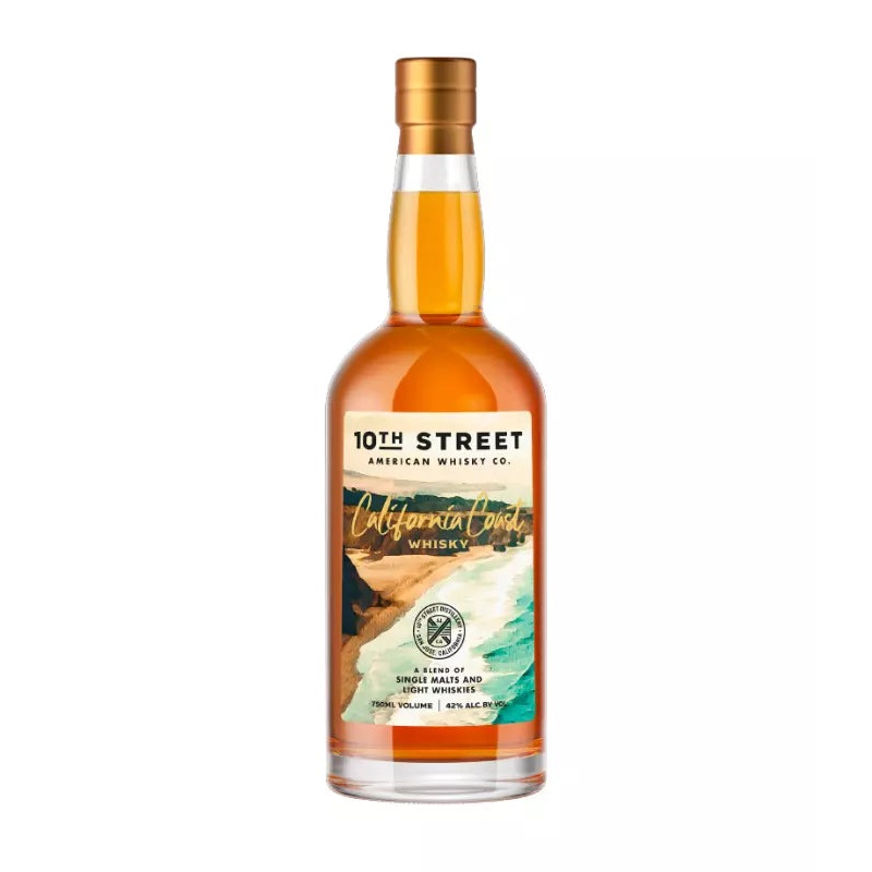 10th Street California Coast Blended Whiskey 750mL