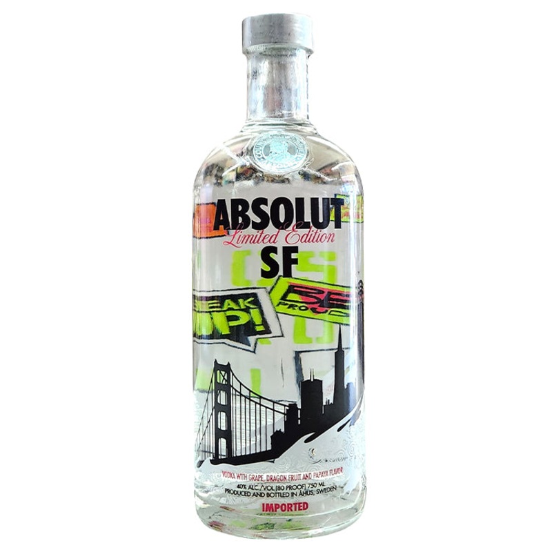 Absolut Limited Edition San Fransisco Vodka – 750ml