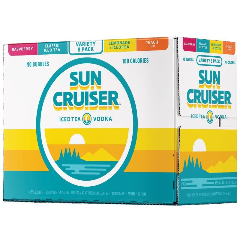 Sun Cruiser Iced Tea Vodka Variety 8 Pack
