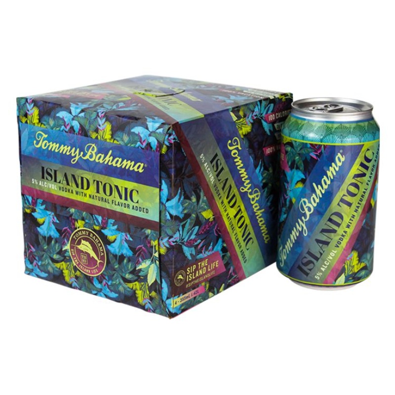 Tommy Bahama Island Tonic and Vodka Cocktail – 355ml x 4