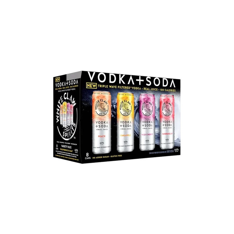 White Claw Vodka Soda Variety 8Pk
