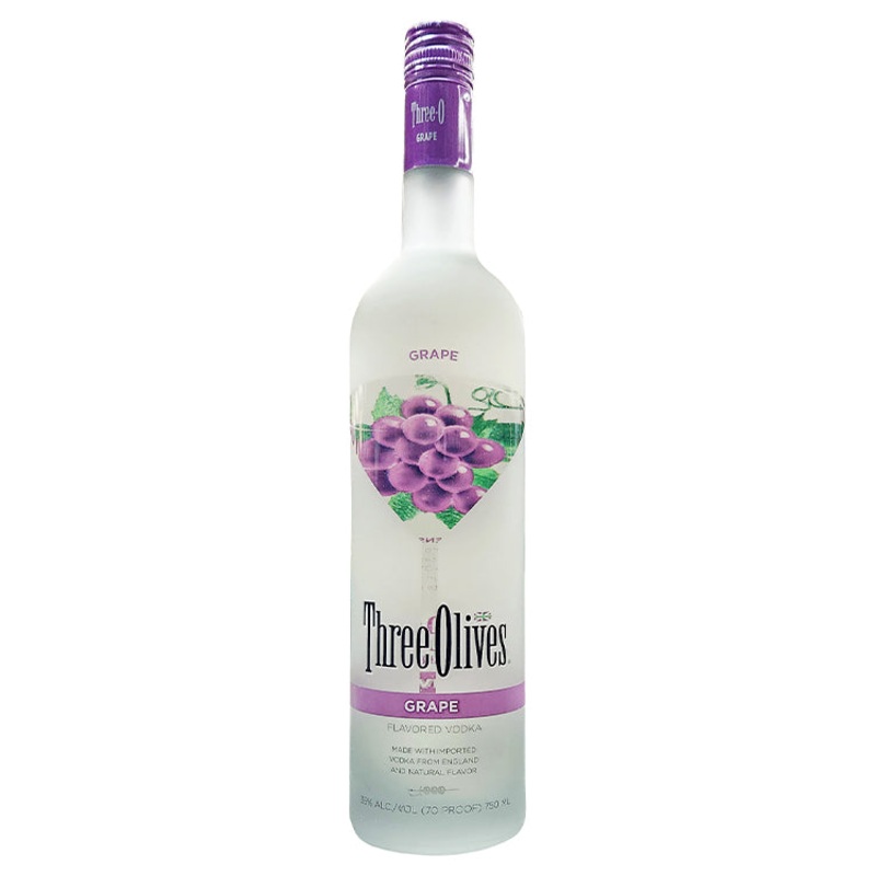 Three Olives Grape Vodka – 750ml