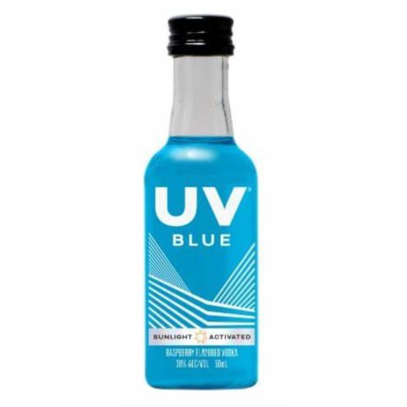 UV Blue Vodka – 50ml Mini Shot