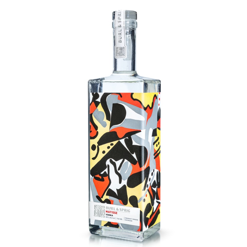 Burl & Sprig ‘Matisse’ Vodka, Michigan, USA (750ml)