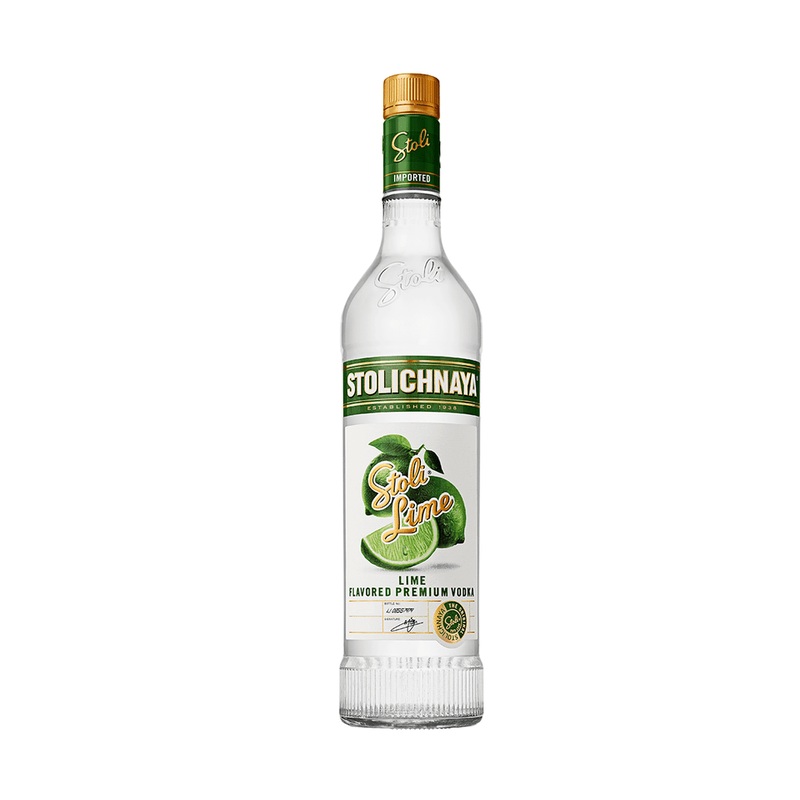 Stolichnaya Stoli Lime Flavored Vodka (Liter)